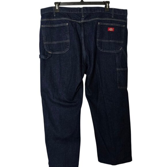Dickies Men's Carpenter Jeans 44x29 Relaxed Fit Blue Denim Wash Pants NWOT - Picture 4 of 7